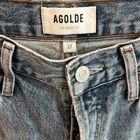 Agolde Riley High Rise Straight - Picture 2 of 4